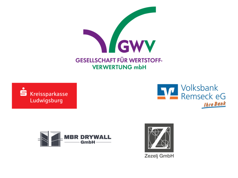 Zusammenstellung der Logos von Sponsoren des Jubiäumsjahres