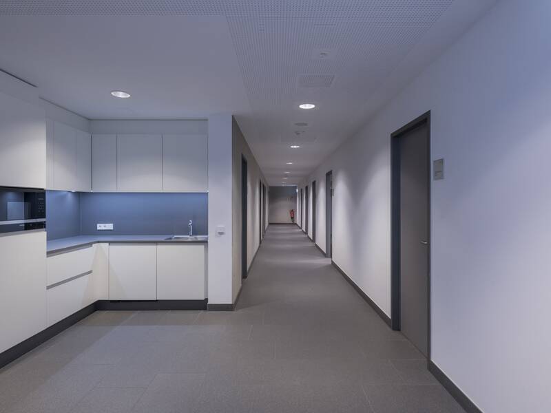 Stadthalle kleine Küche hinter der Bühne