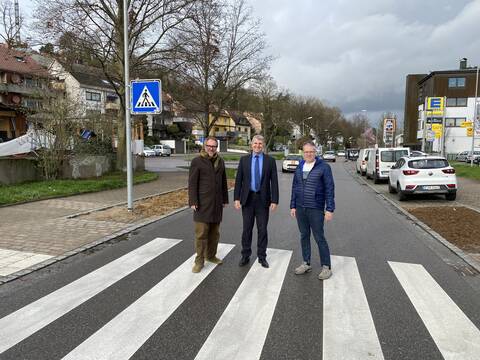 Fußgängerüberweg in Aldingen