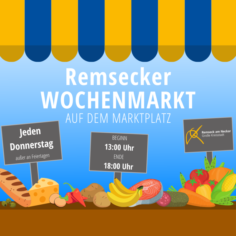 Plakat Remsecker Wochenmarkt