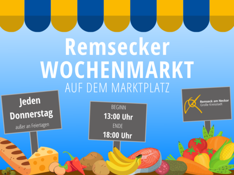 Plakat Remsecker Wochenmarkt